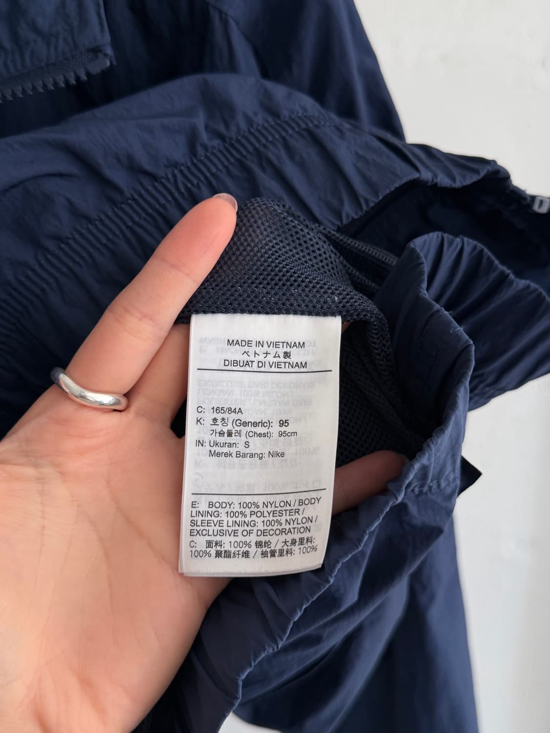 Nike 나이키 NRG 스우시 네이비컬러 바람막이 자켓 상품이미지9