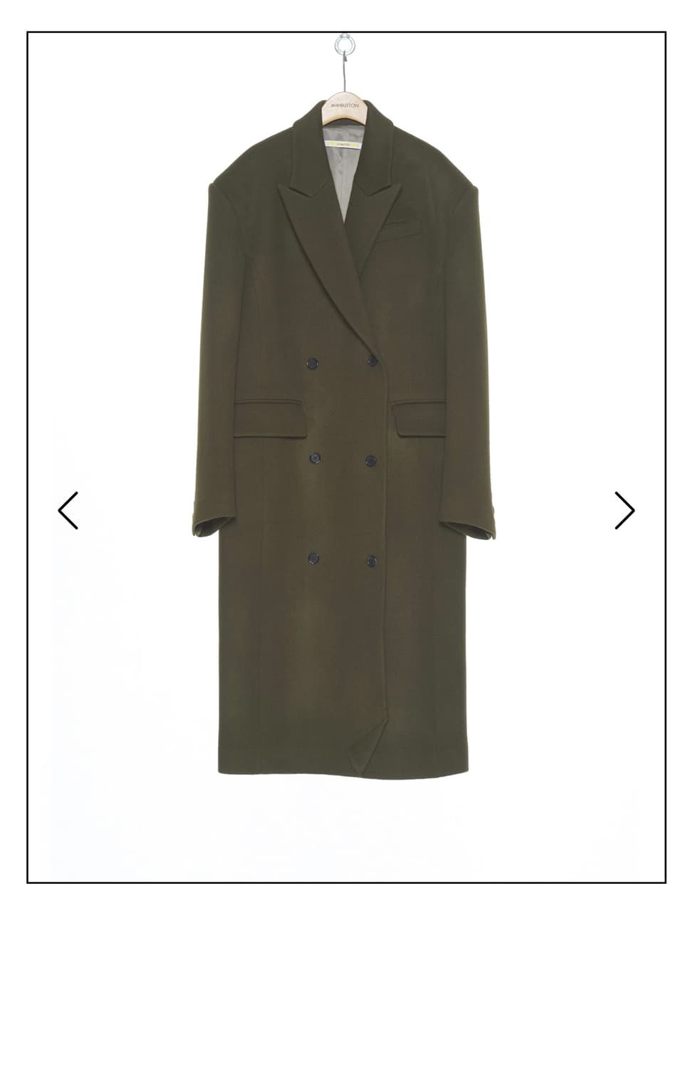 pushbutton 카키  오바사이즈 코트 xs 상품이미지4