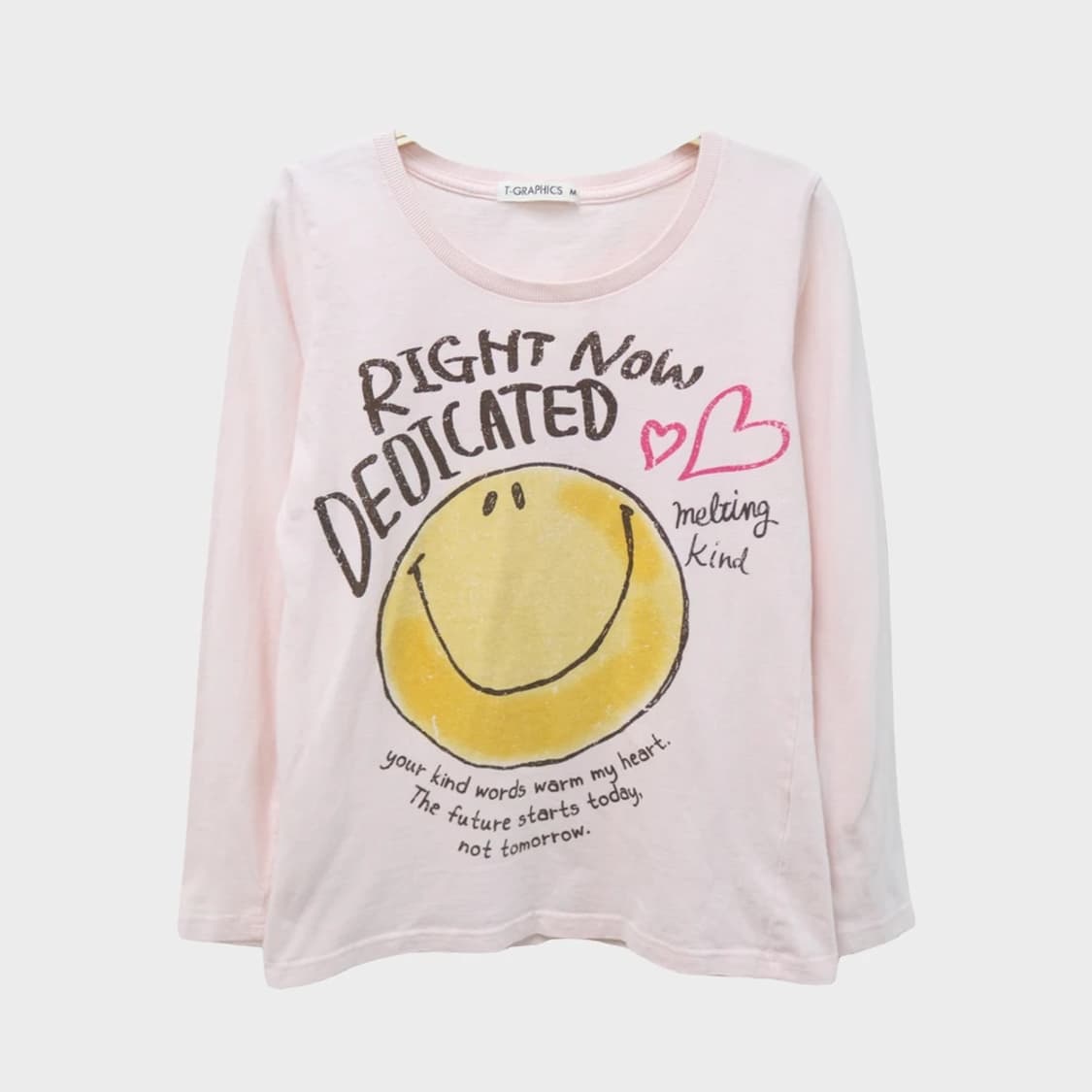 T-GRAPHICS 딸기우유 스마일 긴팔티셔츠 63326 상품이미지1