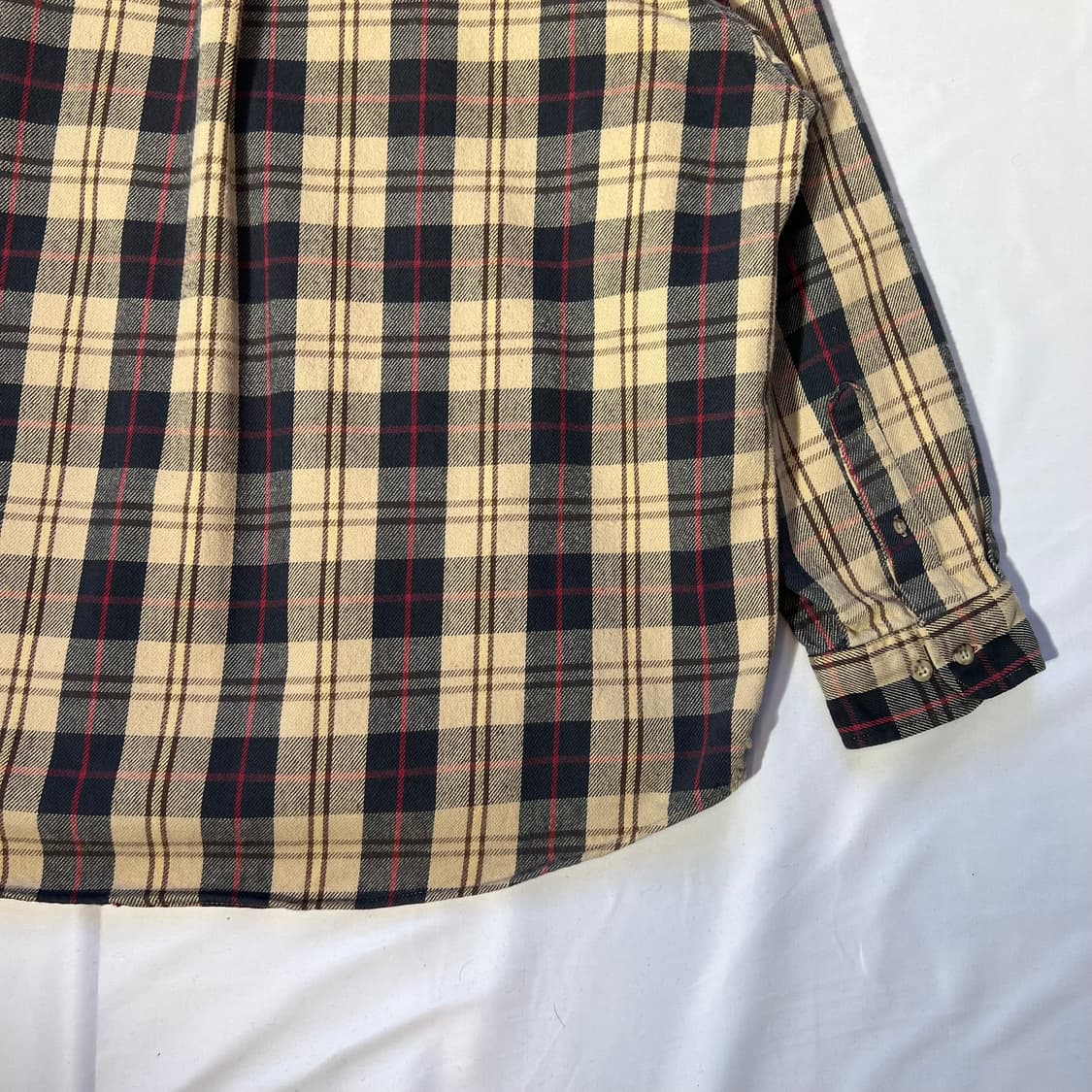 [2XL]00s 칼하트 오리지널 워크 헤비코튼 플란넬 체크 긴팔 셔츠 상품이미지8
