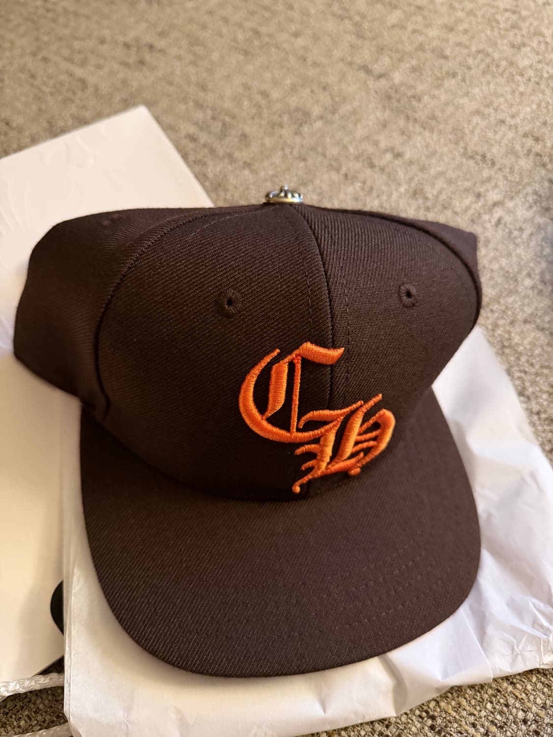 크롬하츠 ch베이스볼캡 브라운/오렌지 상품이미지1