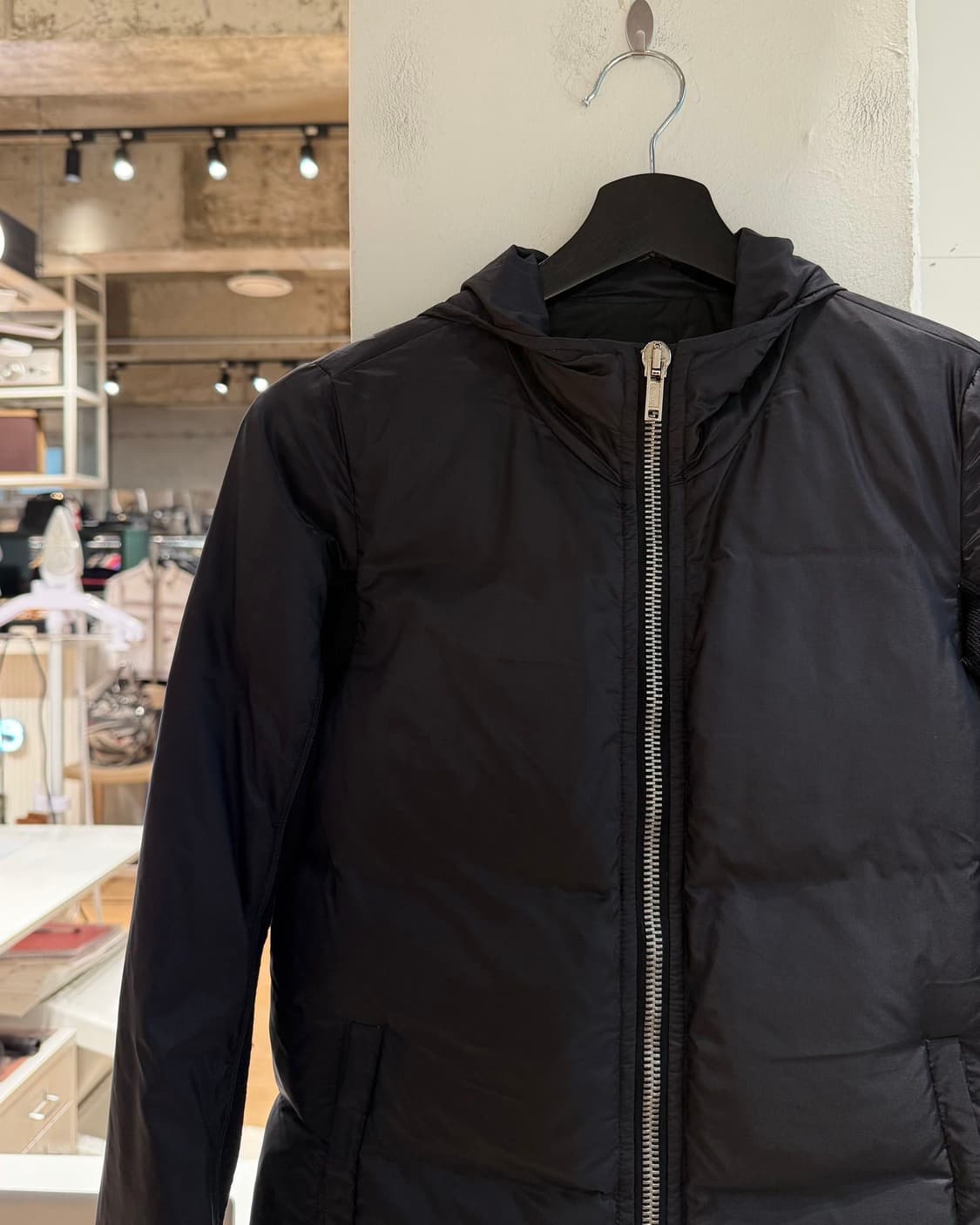 릭 오웬스 블랙 구스다운 후디 패딩  상품이미지4