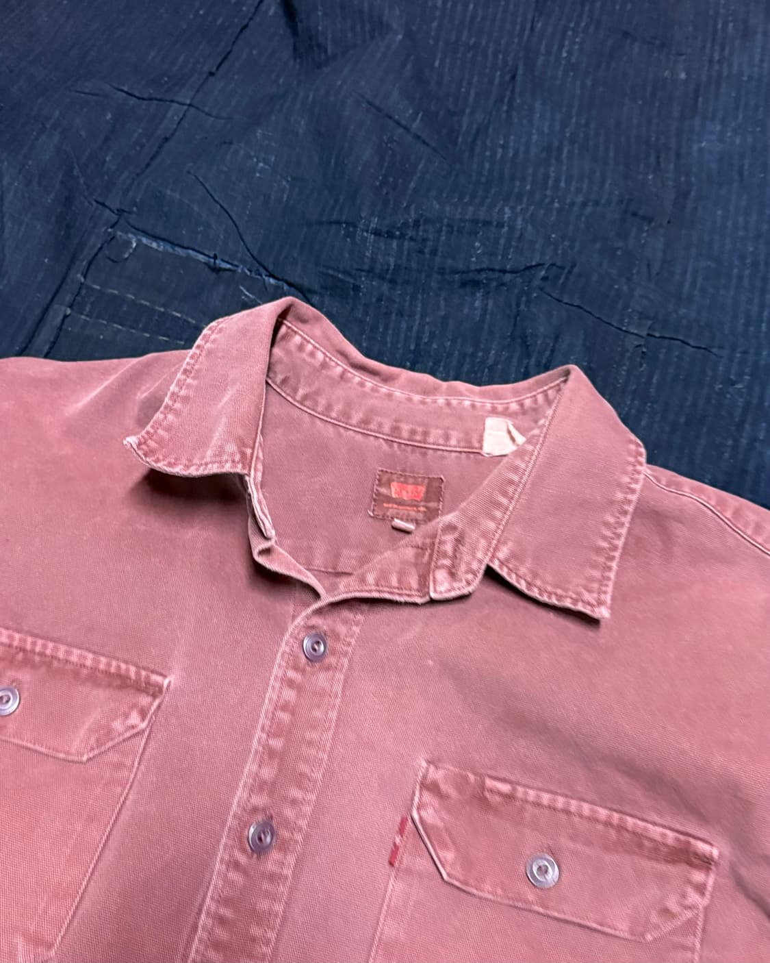 리바이스 가먼트다잉 코튼 셔츠 L 상품이미지2
