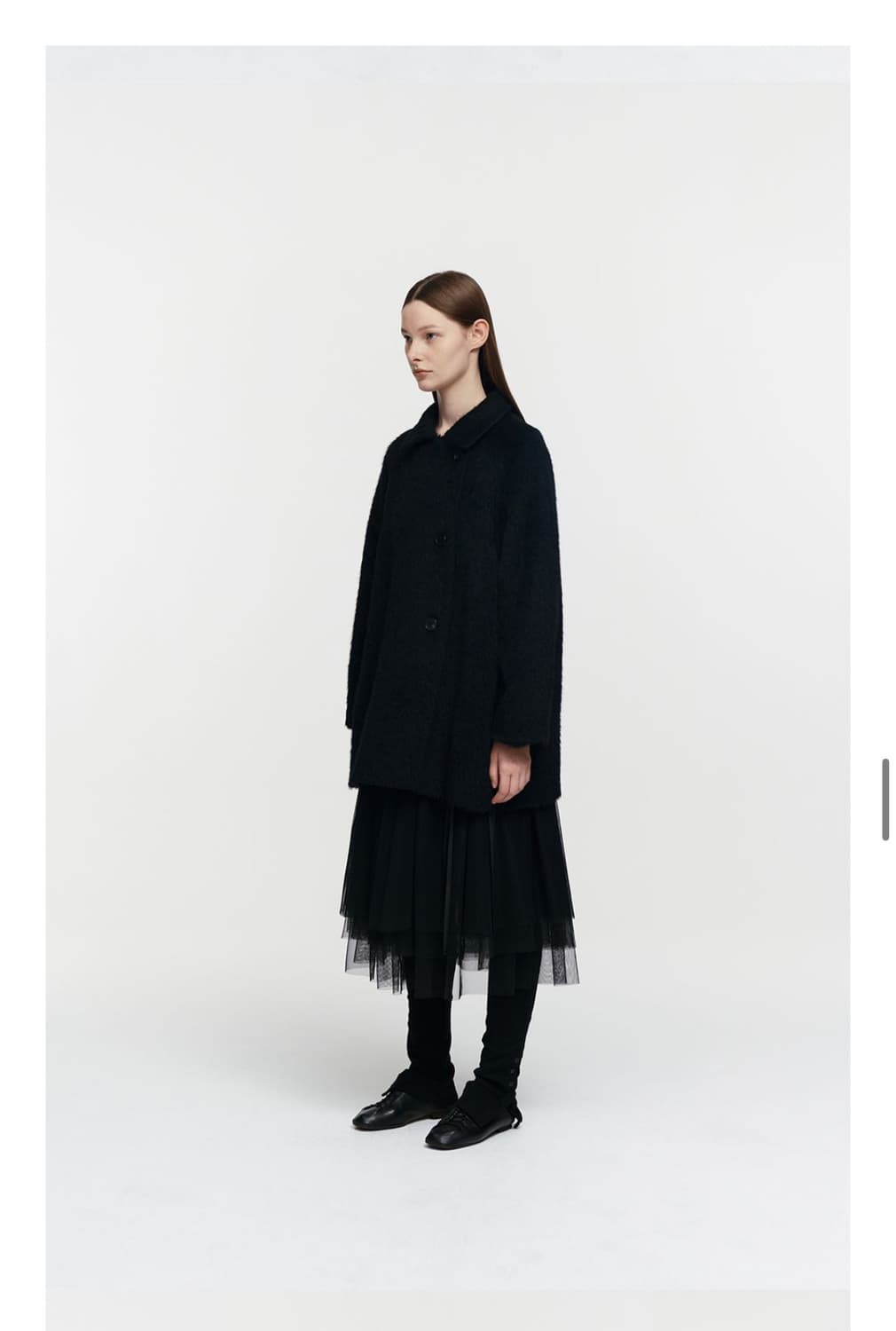 버뮬라 스커트 RIBBON TULLE LONG SKIRT(BLACK) 상품이미지3