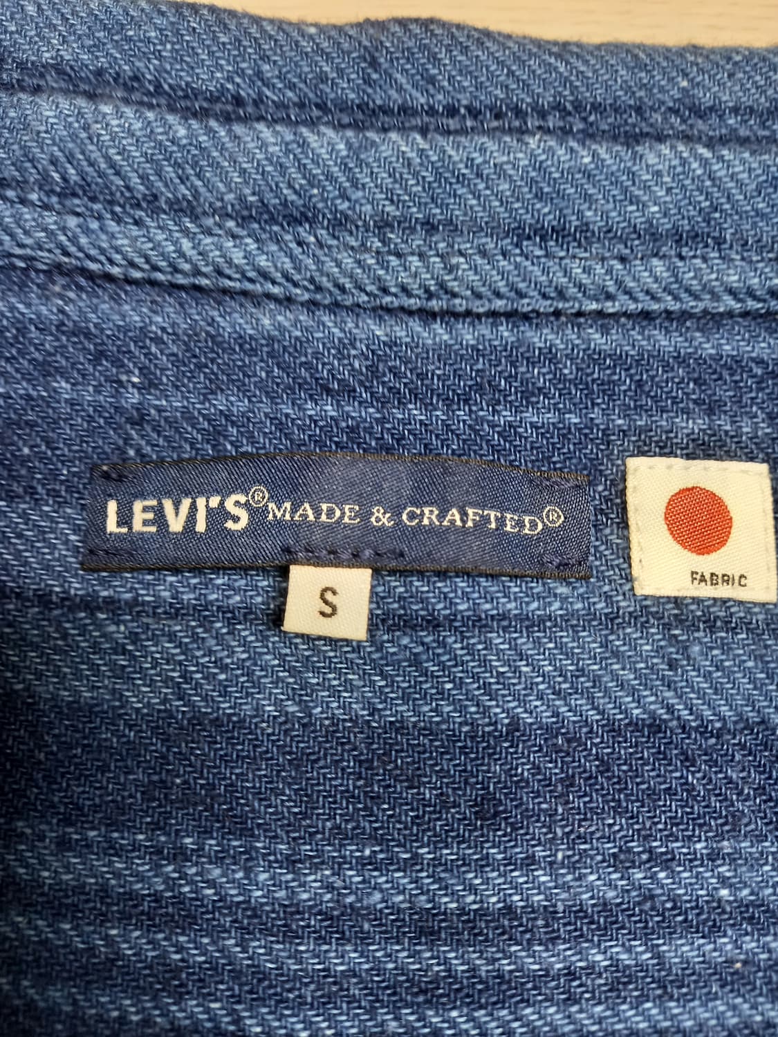 S85 MADE&CRAFTED 면 반팔셔츠 네이비 S-215 상품이미지4