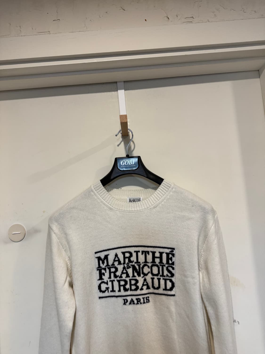 마리떼 프랑소와 저버 클래식 로고 니트 아이보리 상품이미지6