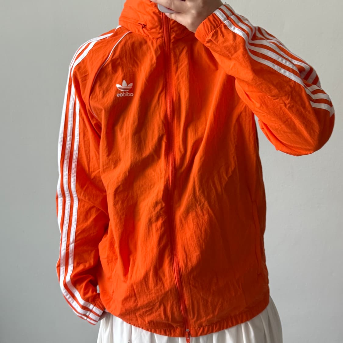[XXL] 아디다스 오렌지 바람막이 자켓 상품이미지1