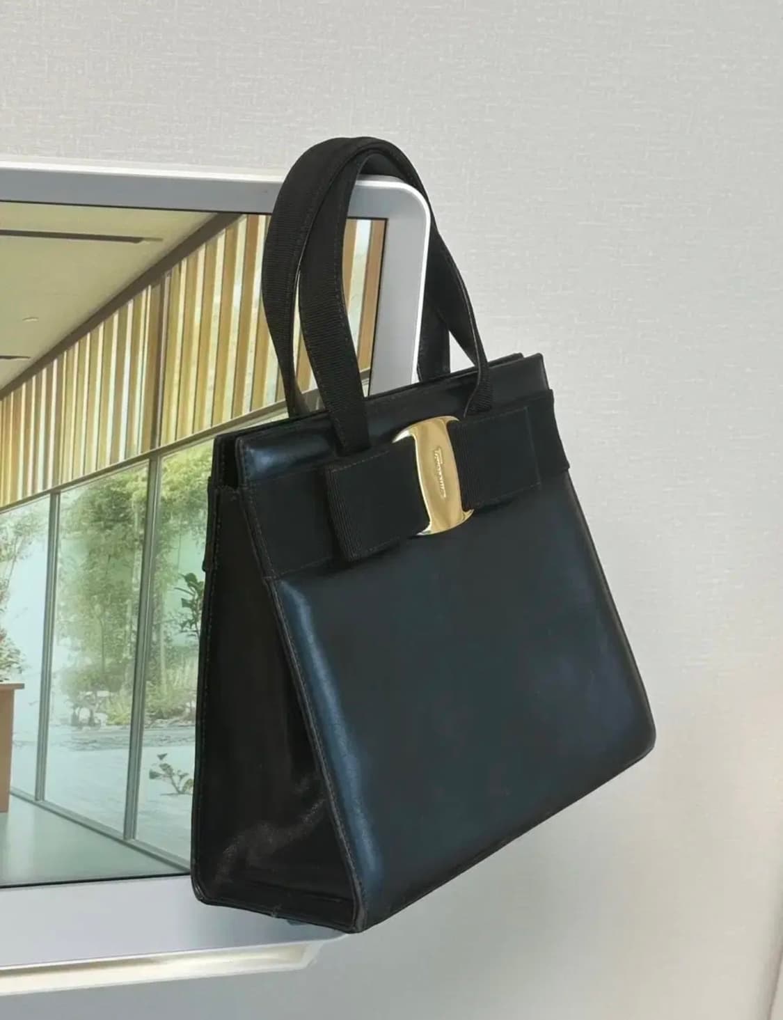 정품 페라가모 바라보우백 리본백 토트백 핸드백 상품이미지5