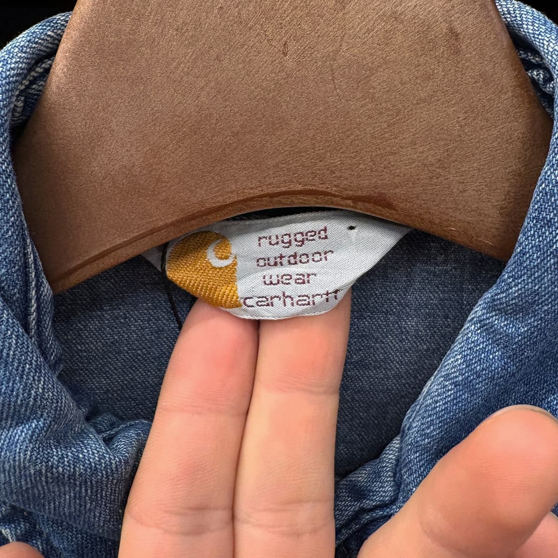 90s 칼하트 헤비코튼 웨스턴 데 워크셔츠 펄스냅 N737 상품이미지8