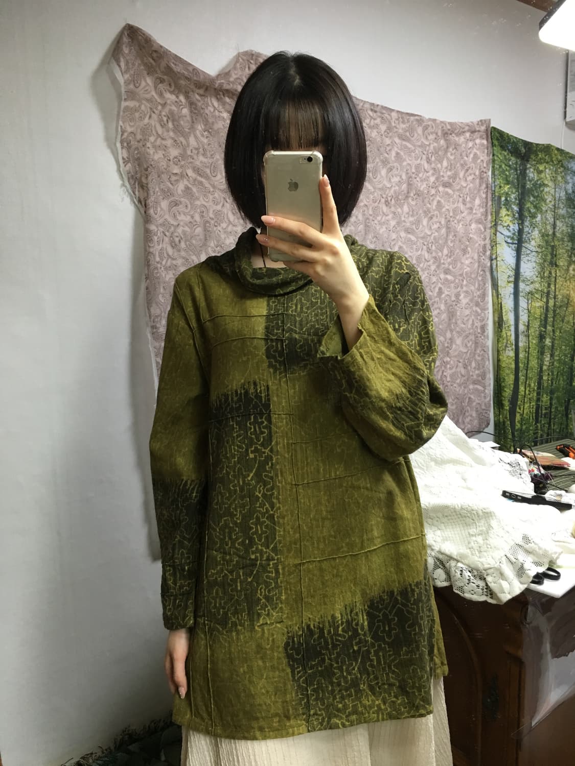 보헤미안 튜닉 상의 상품이미지4