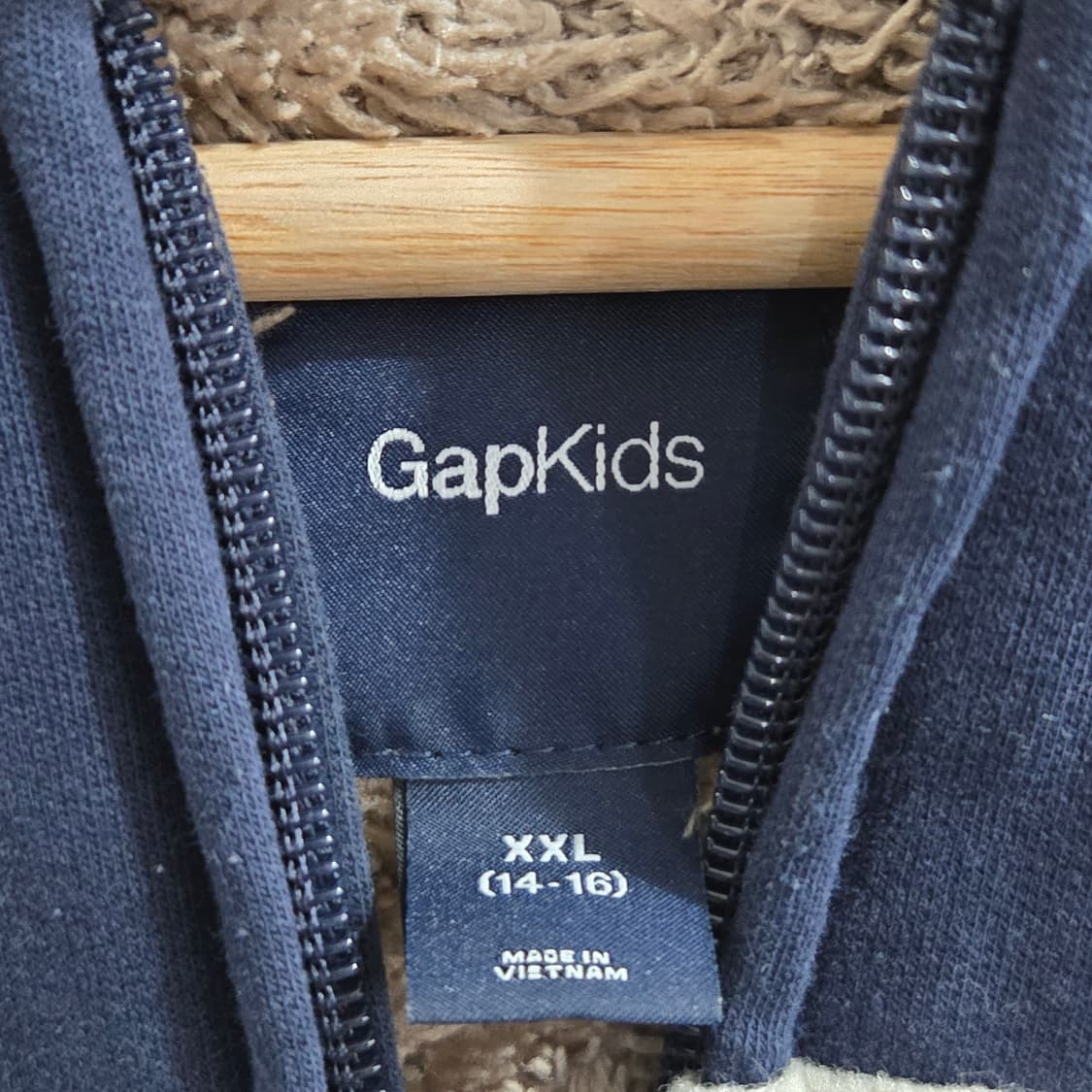갭 키즈 양털기모 후드집업 XXL(14/16)  상품이미지3