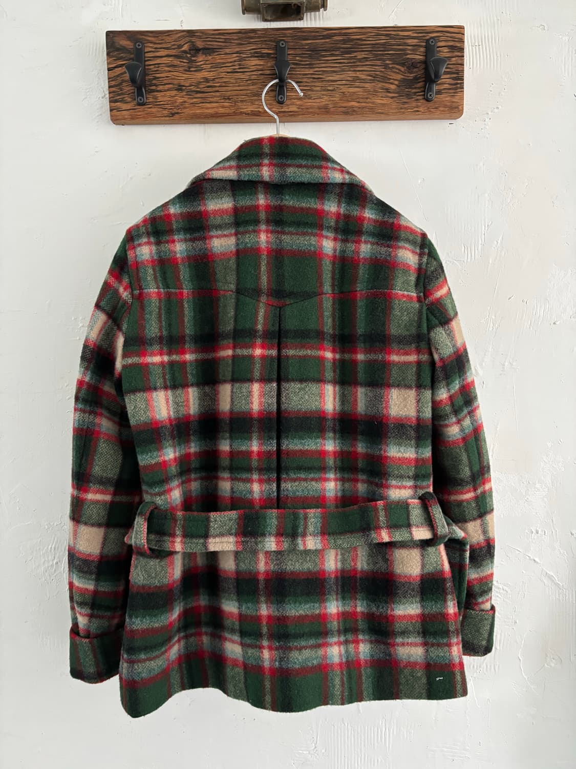 Polo 폴로 랄프로렌 신형 플래드 울 크롭 헌츠맨 코트 상품이미지8