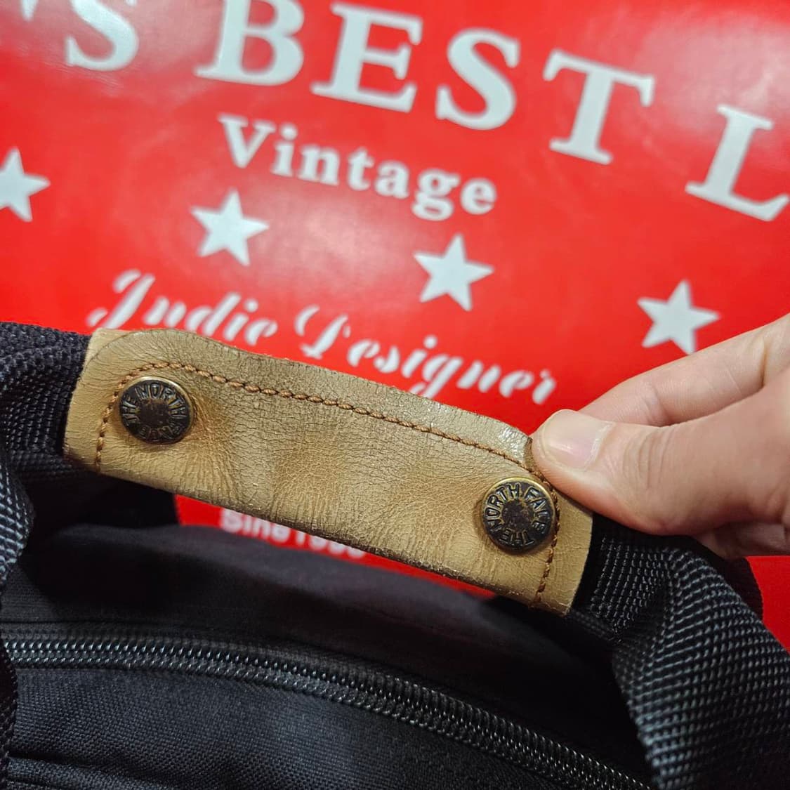 노스페이스 나일론 미니 패치 보스턴백 상품이미지5