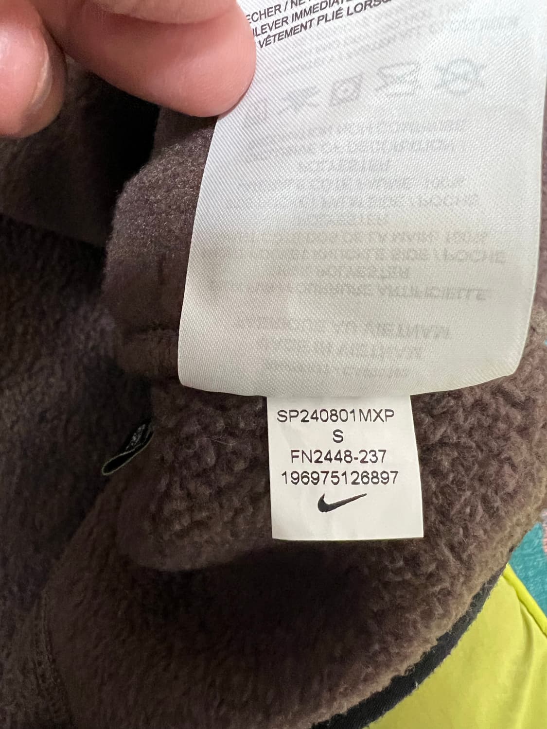 나이키 acg 플리스 후리스 베스트 조끼 브라운 상품이미지5