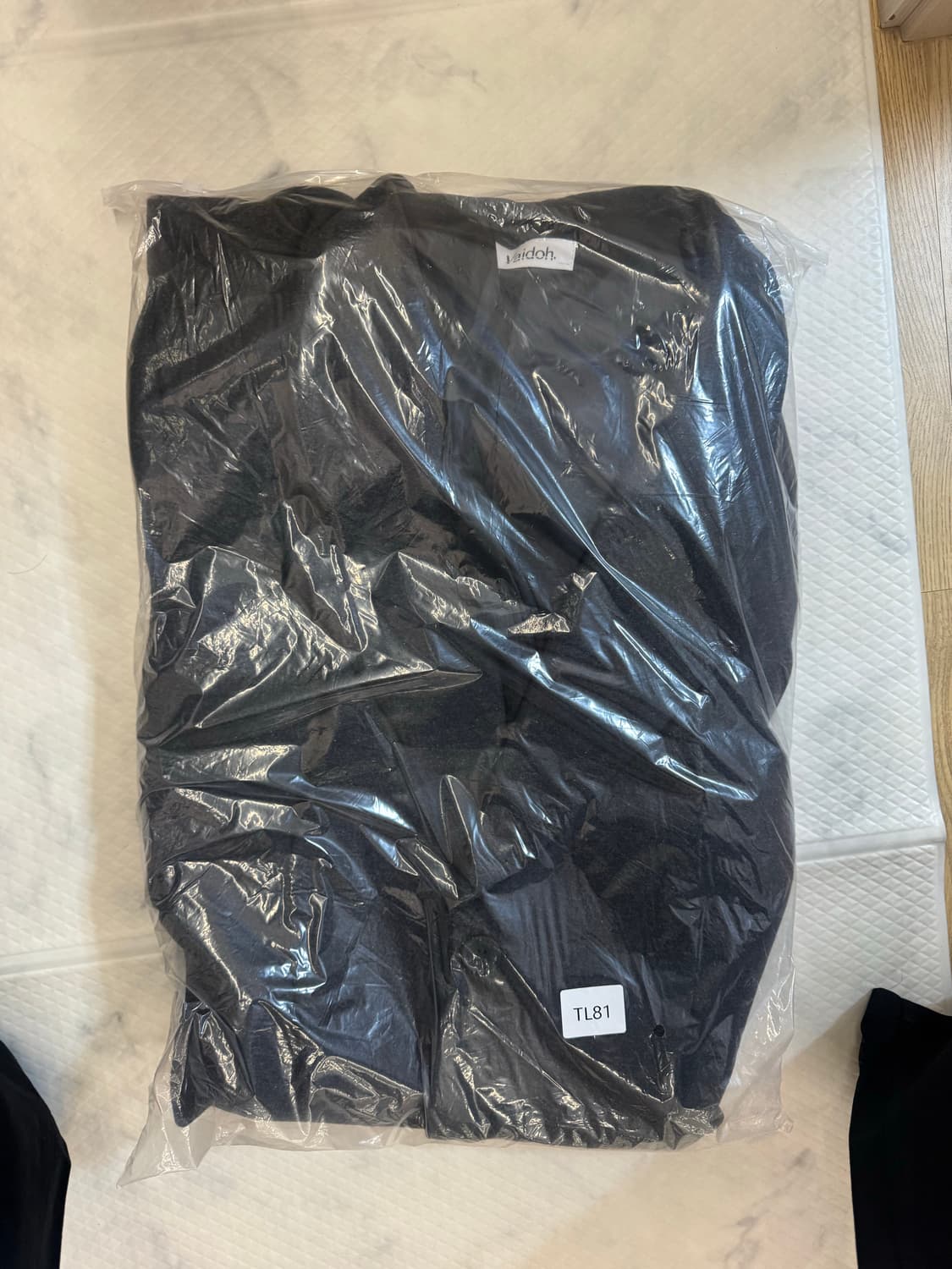 차콜 롱코트 판매해요 상품이미지4