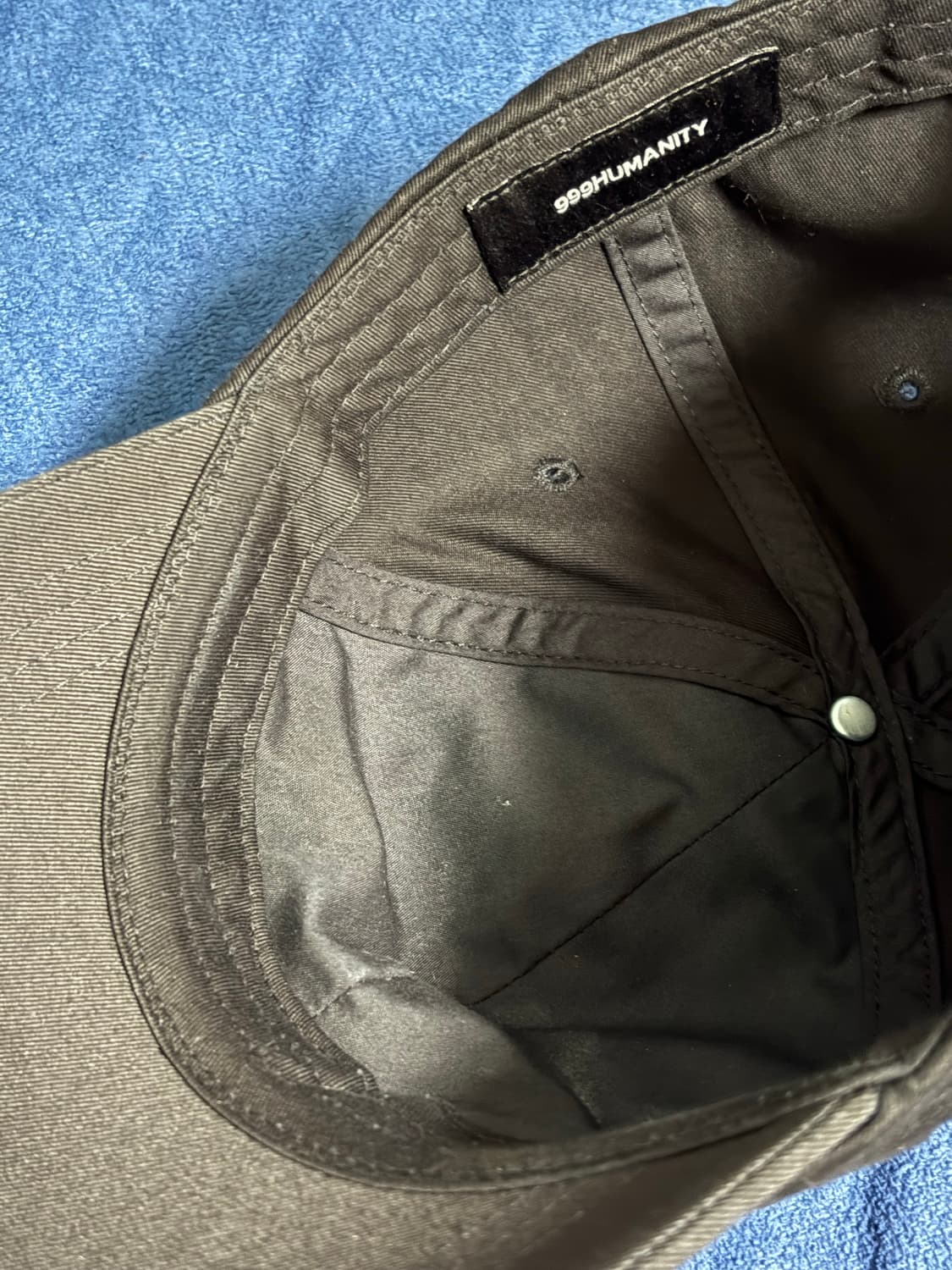 999휴머니티 로고 아카이브 캡 블랙 볼캡 상품이미지3