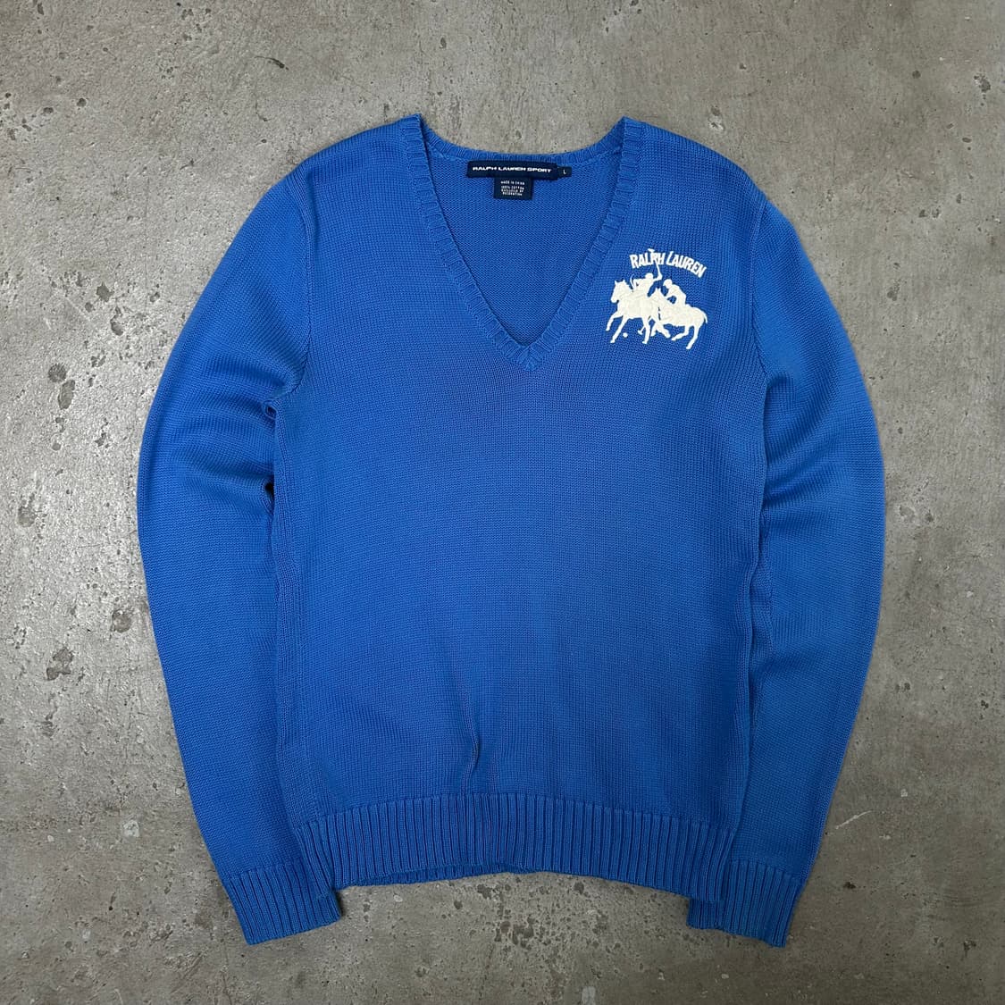 폴로 브이넥 니트[1438] 상품이미지1