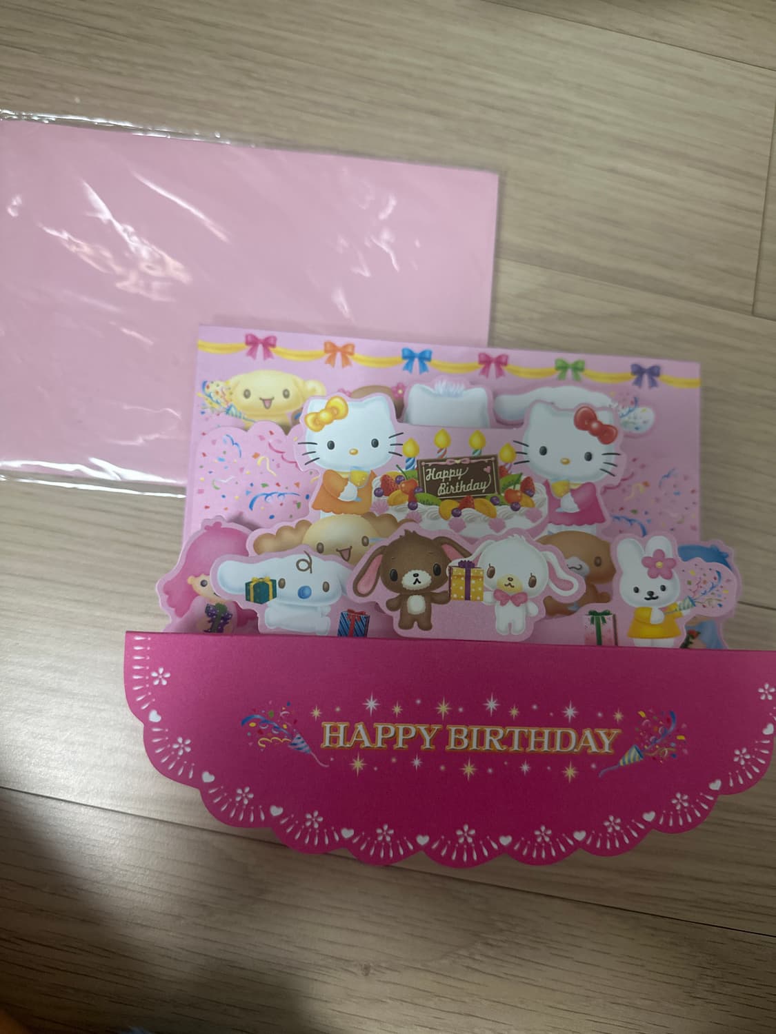 헬로키티 슈가바니즈 산리오 팝업카드 고전희귀편지지 상품이미지2