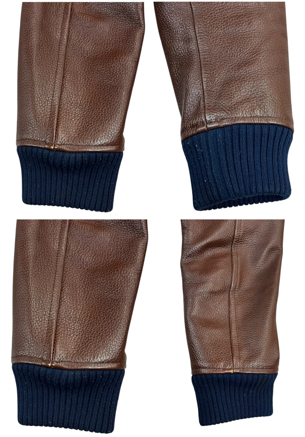 언더커버 레더 자수 울자켓 브라운 #csz2139 상품이미지9