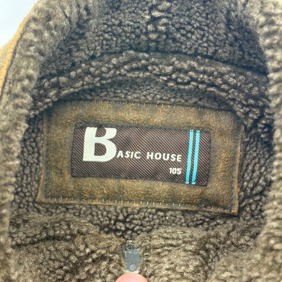 Basic House 빈티지 스웨이드 하이넥 자켓 XL 상품이미지7