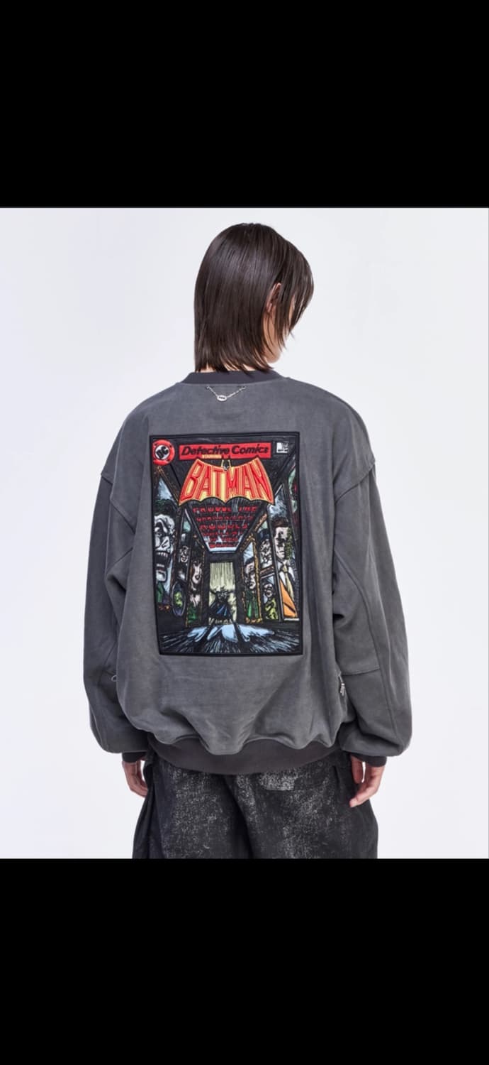 송지오 dc 베트맨 맨투맨50사이즈 판매합니다. 상품이미지1