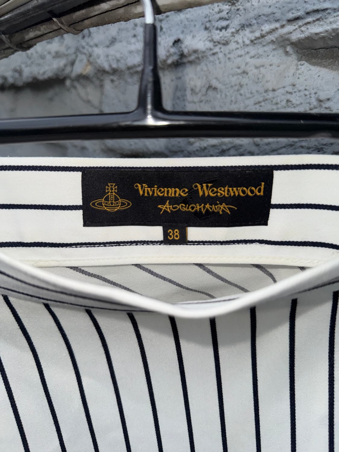 Vivienne westwood 비비안웨스트우드 핀스트라이프 미디스커트 상품이미지4