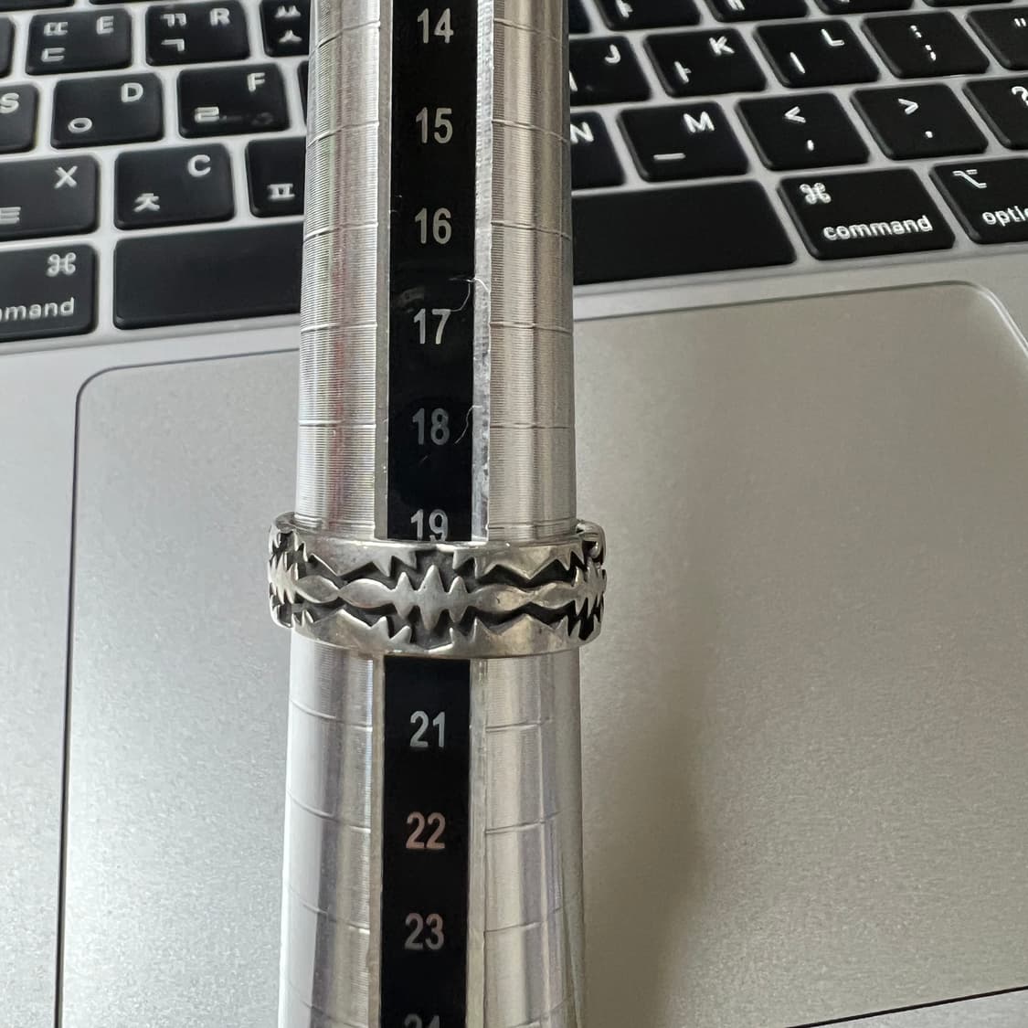 925 silver navajo pattern ring 상품이미지5