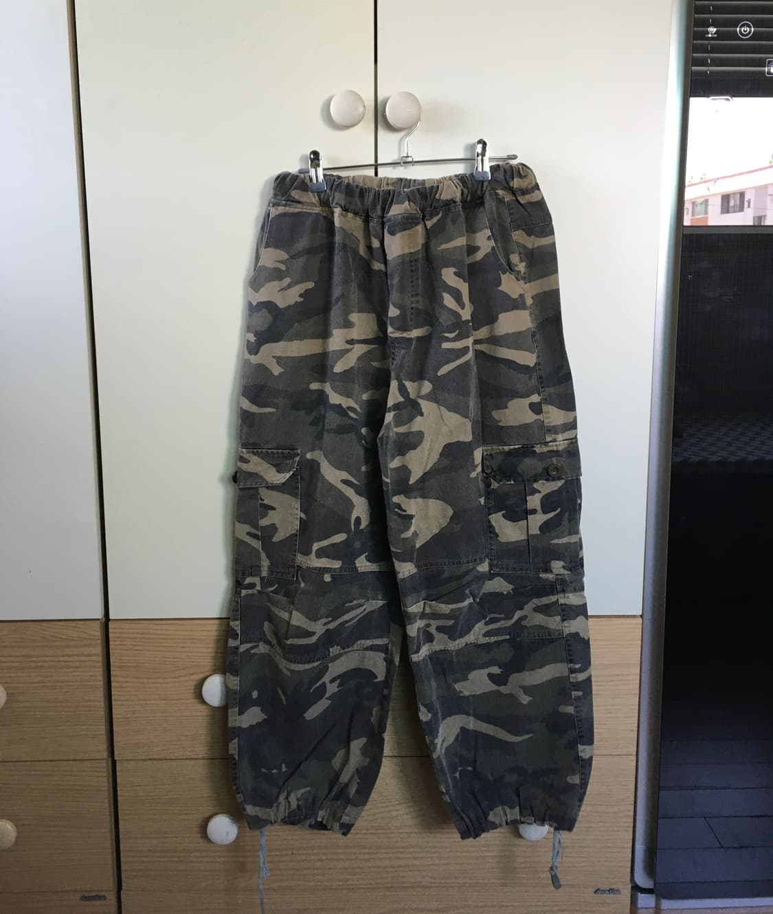 빈티지 밴딩 카모 조거팬츠 상품이미지1