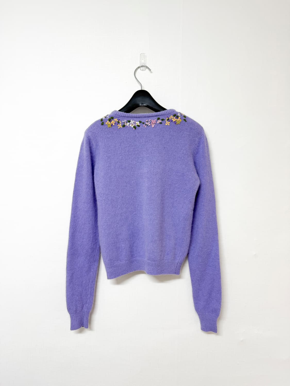 ba-tsu 바츠 연보라 앙고라 가디건 상품이미지4