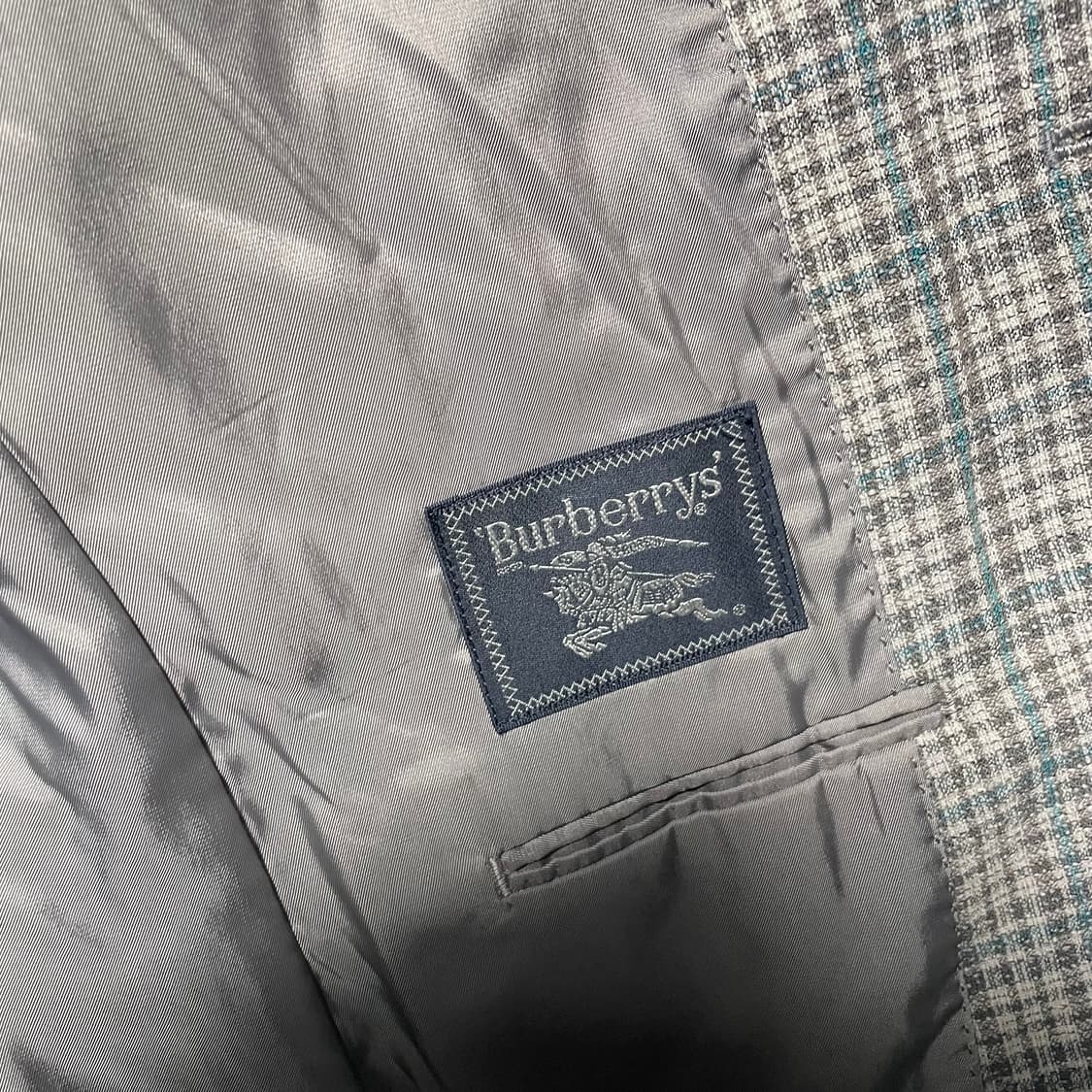 1990s 버버리 체크 블레이저 상품이미지5