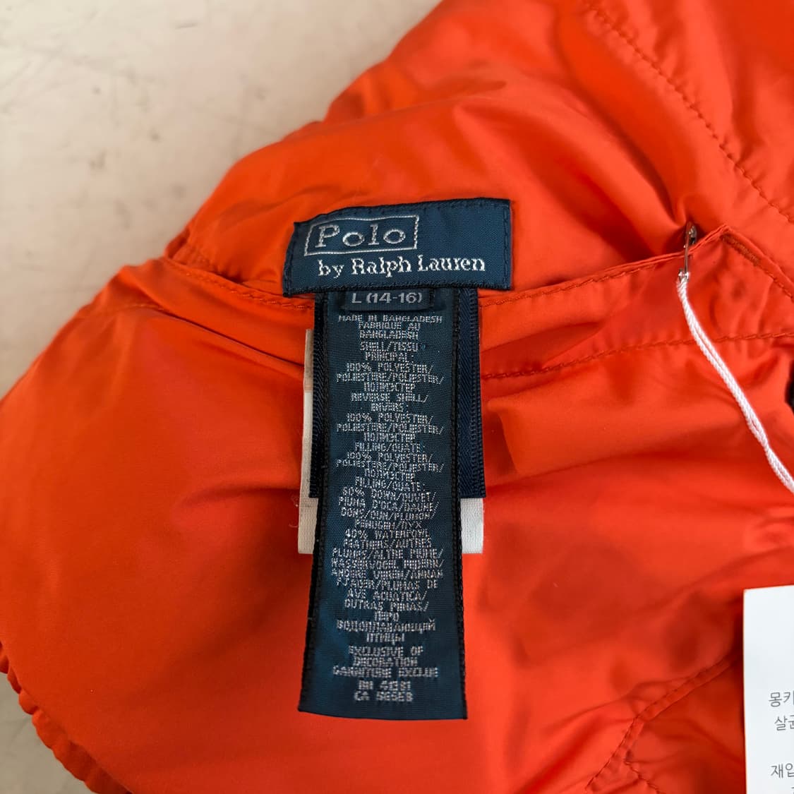 폴로 랄프로렌 빈티지 리버시블 조끼패딩 L 상품이미지8