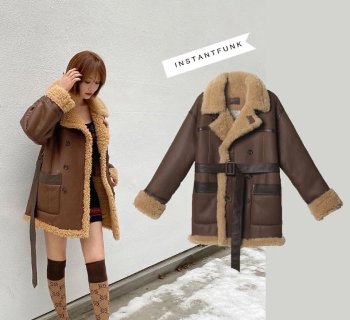 인스턴트펑크 고준희 무스탕 (남녀공용) 상품이미지1