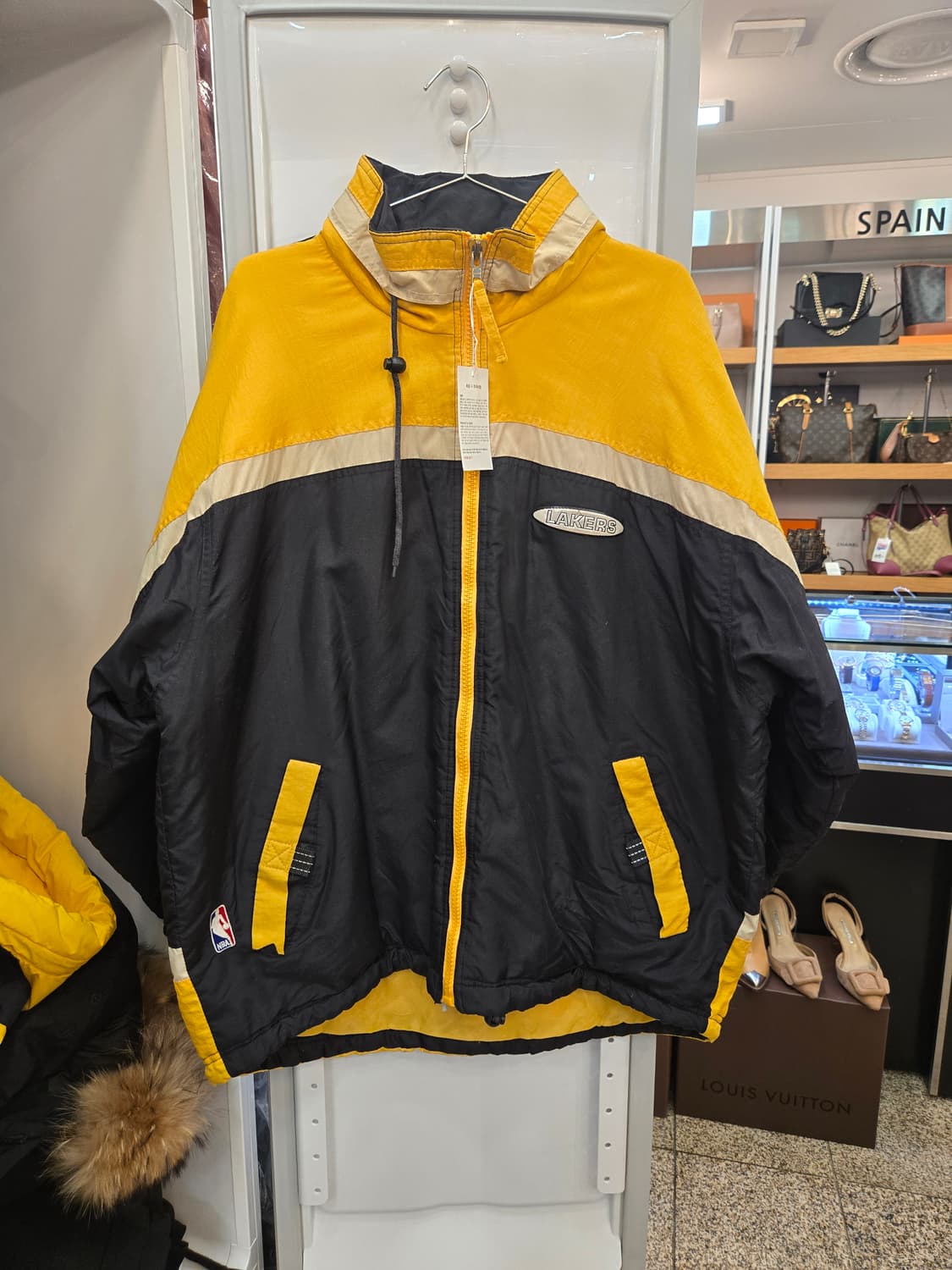90's 올드스쿨 레이커스 빅로고 바람막이 자켓 상품이미지1