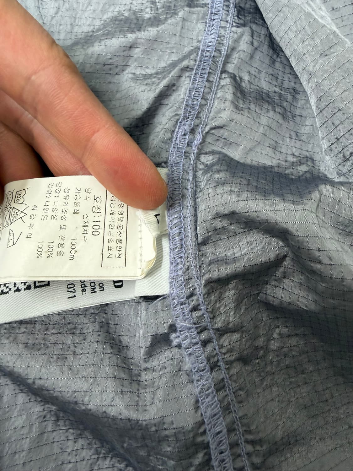 백화점판)  스톤아일랜드 나일론 자켓 100 사이즈   상태 9.6/10 상품이미지5