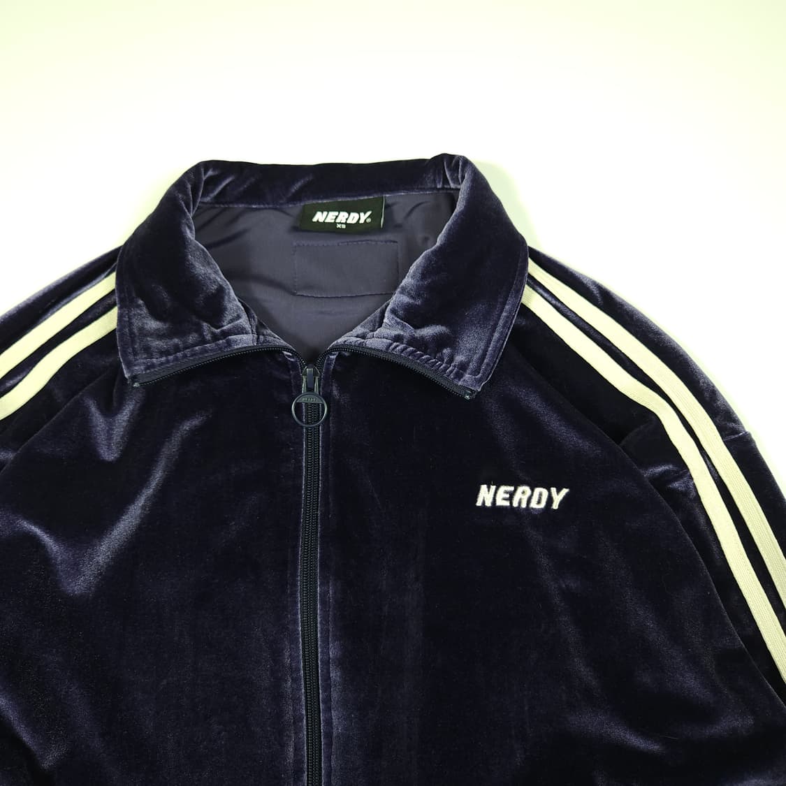 널디 벨벳 트랙 져지 퍼플  상품이미지2