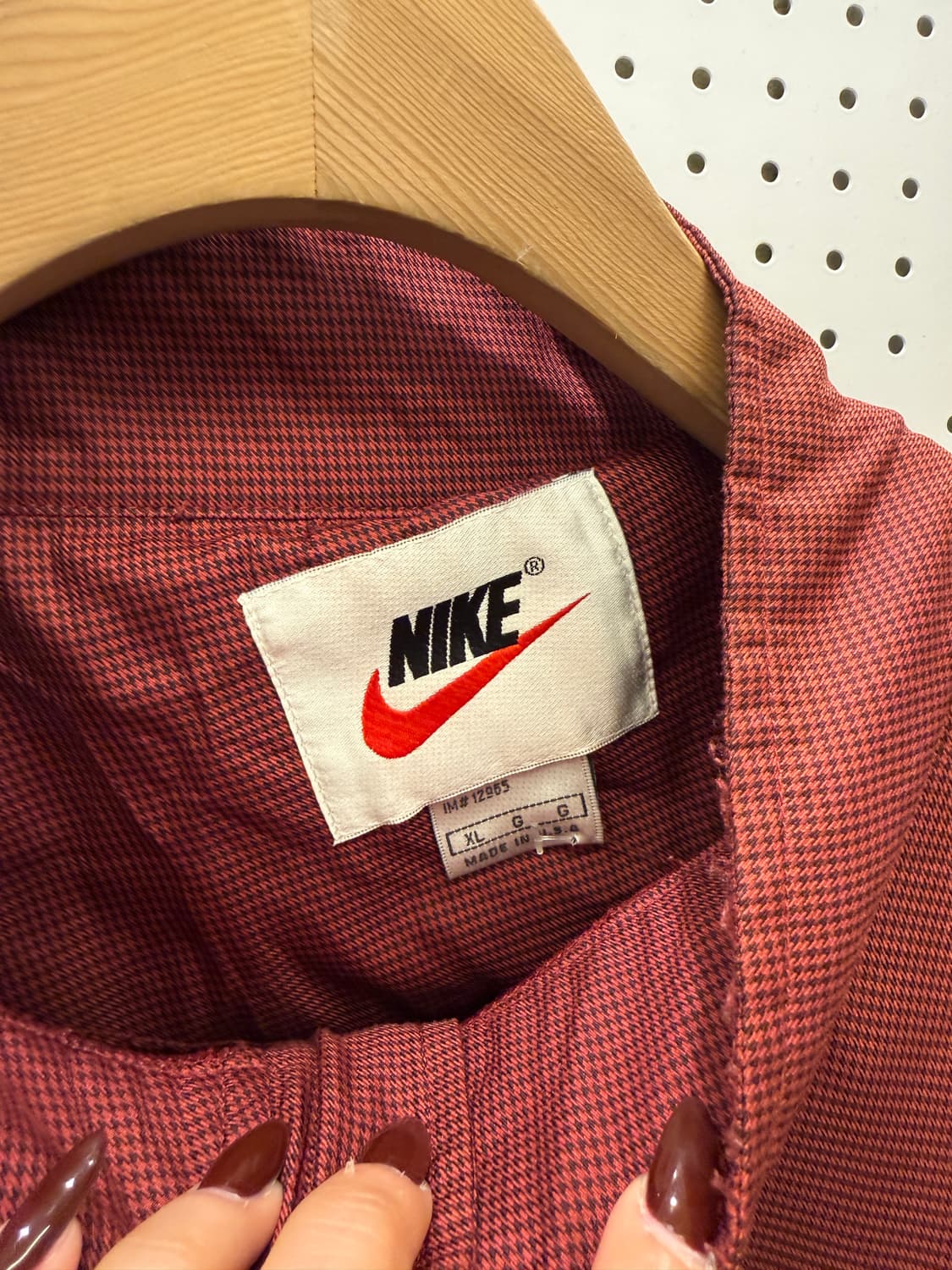 나이키 90s 미들 스우시 우븐 아노락 웜업 U1251 상품이미지5