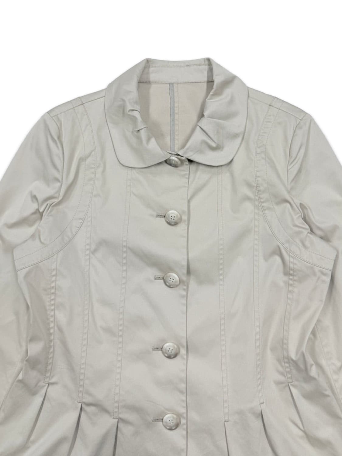 빈티지 아이보리 라인 플레어 자켓 상품이미지3