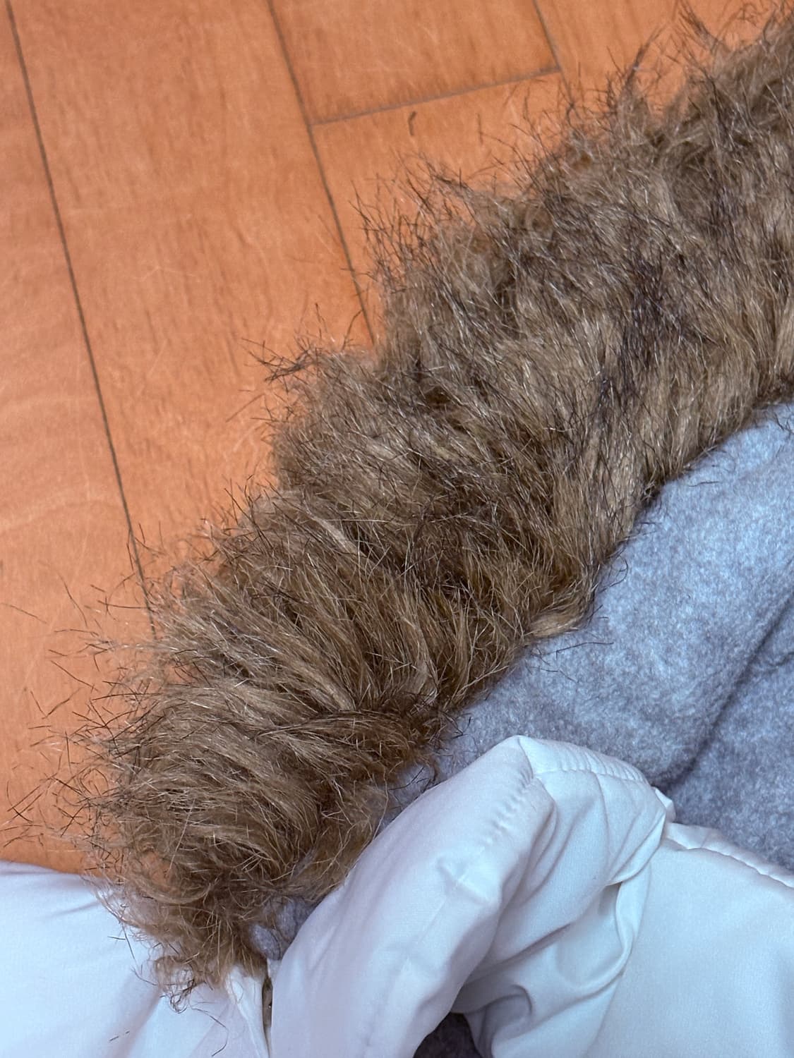 미국 빈티지 y2k 퍼 후드 패딩 m 상품이미지3