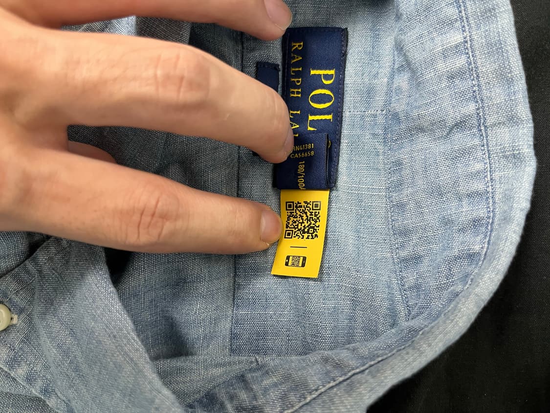 폴로 슬림핏 셔츠 상품이미지2