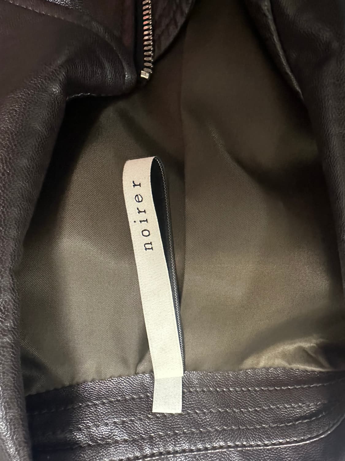 노이어 레더 그라데이션 필드 자켓 (브라운) 상품이미지3