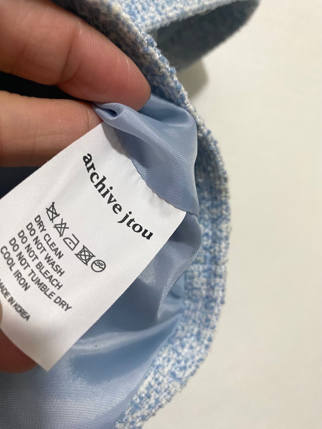 아카이브제이투유 트위드 자켓  상품이미지3