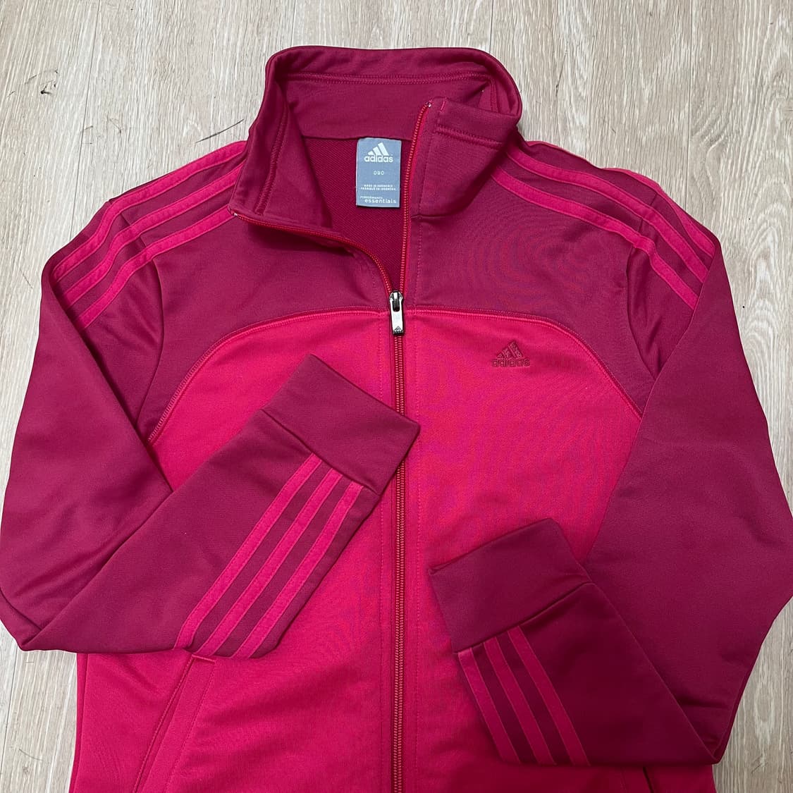 아디다스 삼선 사이드라인 핫핑크 트랙탑 져지 S(90) 상품이미지1