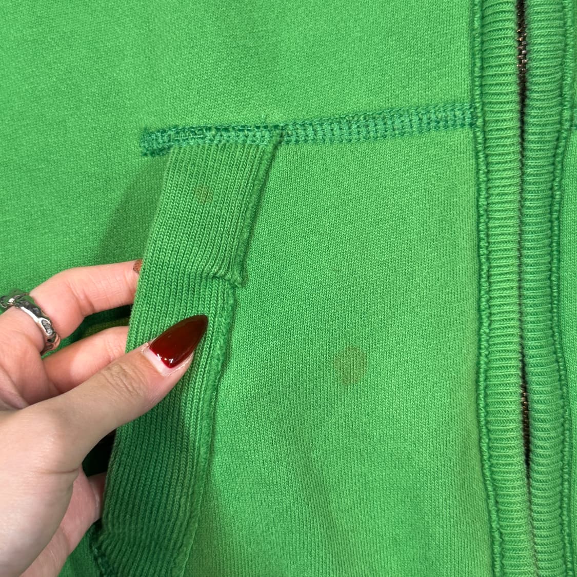 L) 아베크롬비 후드집업 그린 상품이미지4