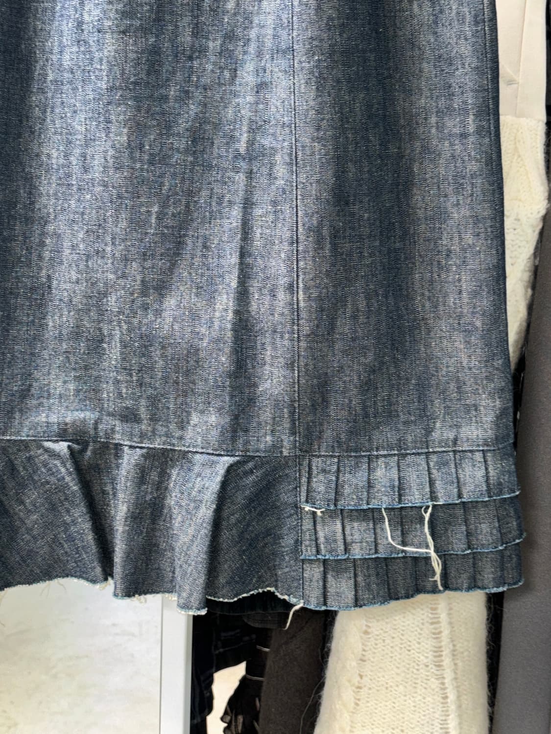 아츠로 타야마 데님 프릴 스커트 상품이미지3