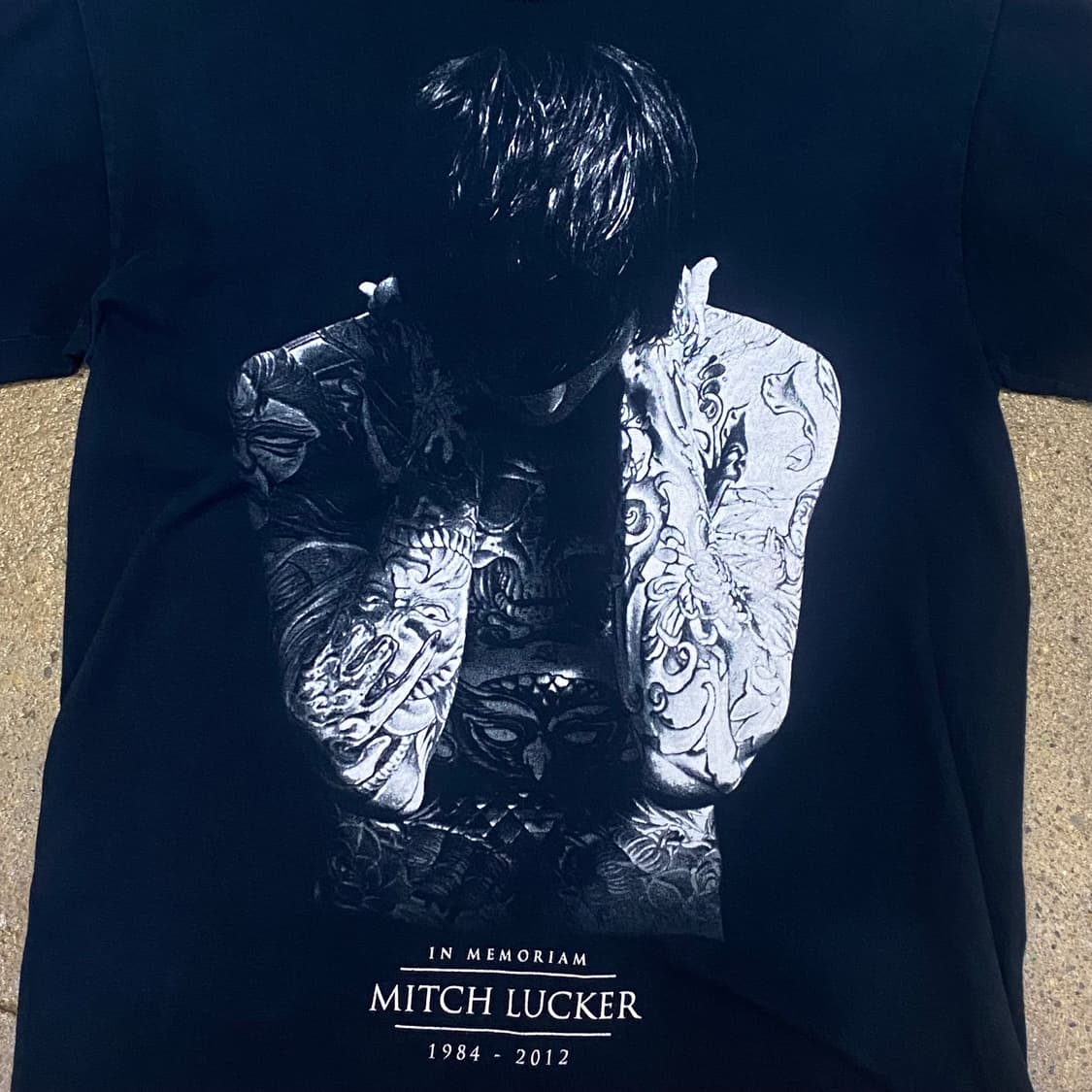 미국 빈티지 미치 러커 MITCH LUCKER 추모티 반팔티 락티셔츠 상품이미지2