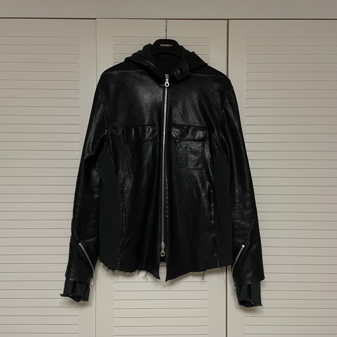 san263-1 램스킨 후드 자켓 상품이미지2