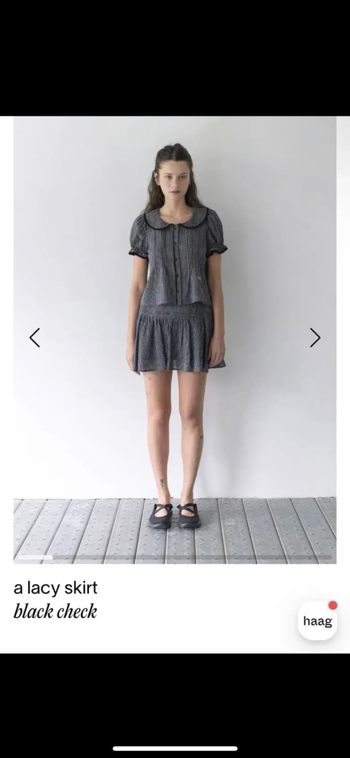 haag 헤이그 lacy skirt 상품이미지4