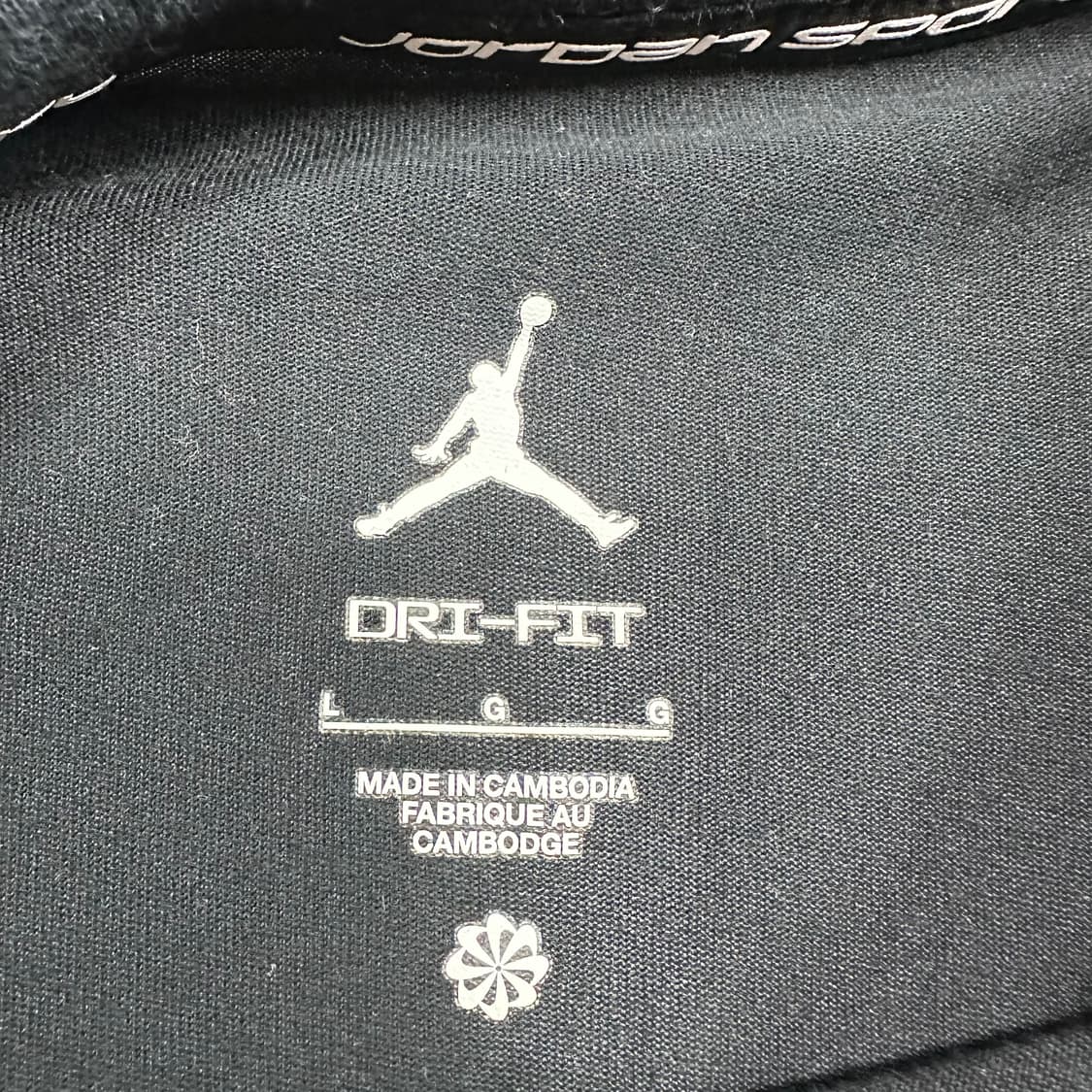 ✨ (바배) 나이키 조던 드라이핏 블랙 반팔티  상품이미지3