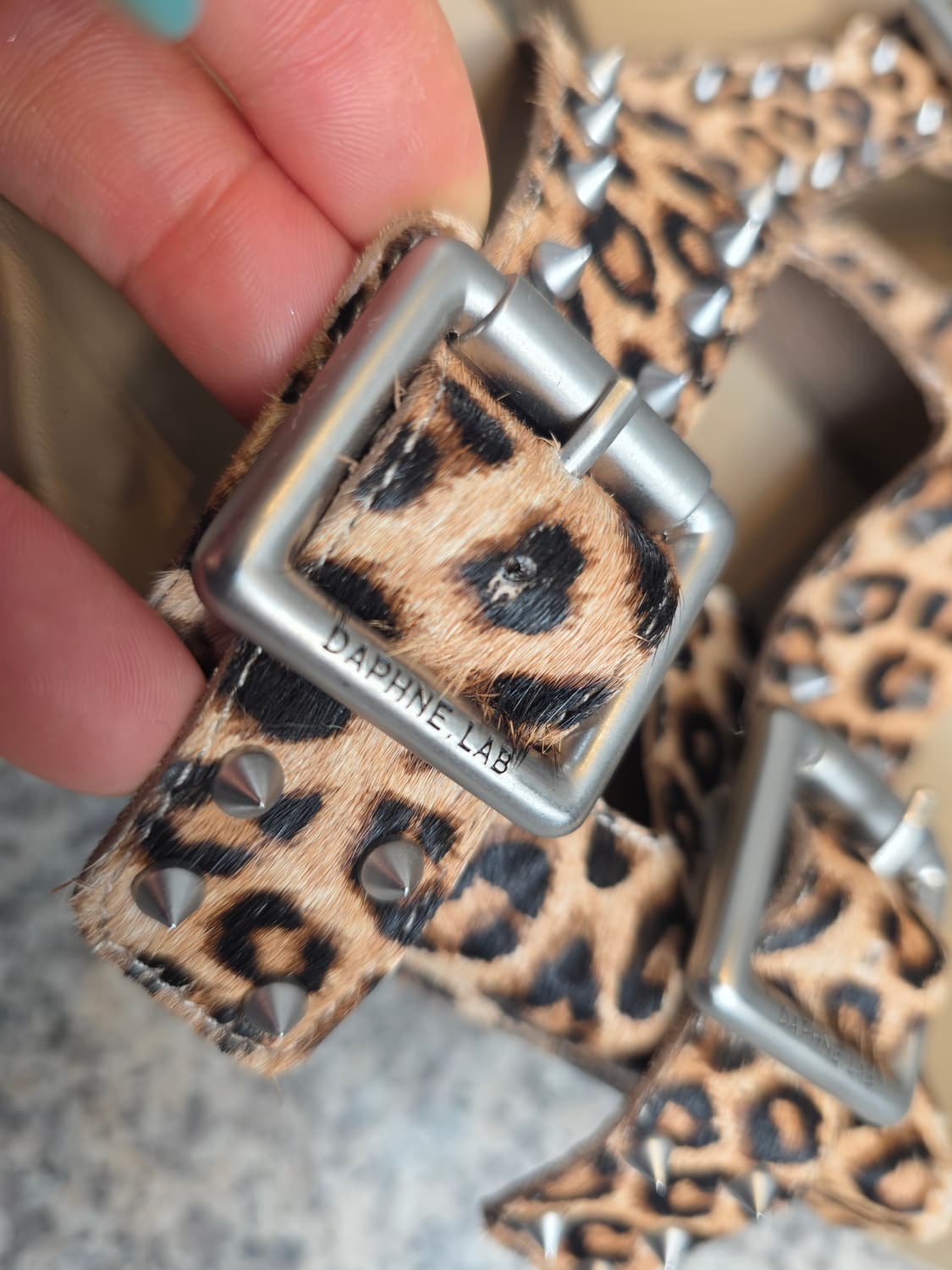 다프네랩 레오파드 샌들 상품이미지9