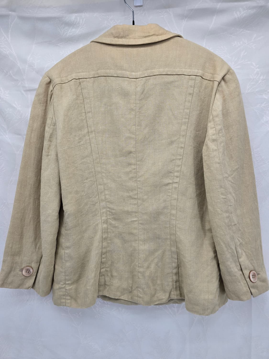 막스마라 베이지 린넨 자켓 S 상품이미지6